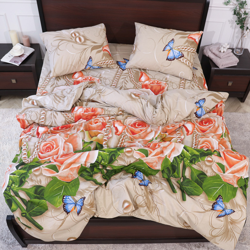 Євро-максі набір постільної білизни 200*220 із Бязі "Gold" №156935 Черешенка™