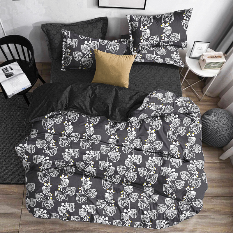 Ткань для постельного белья Бязь "Gold" Lux GL1539grey