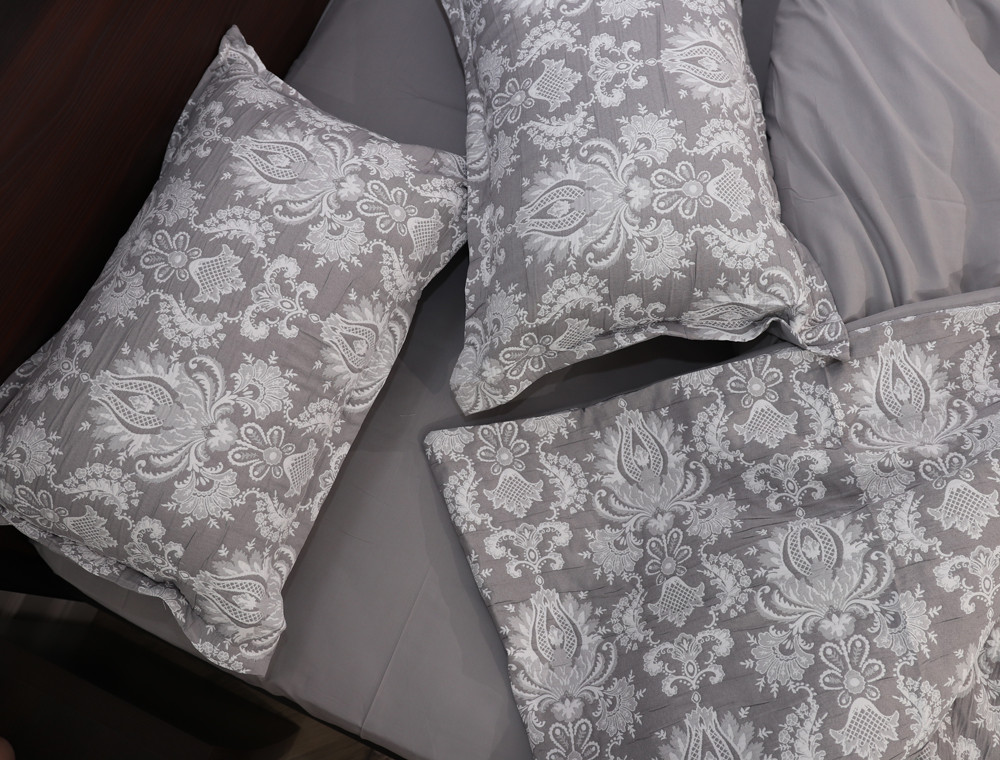 Евро макси набор постельного белья 200*230 из Муслина №600-30 Черешенка™