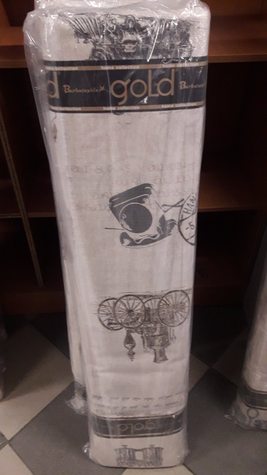 Тканина для постільної білизни Бязь "Gold" "Подорож в минуле" GLL4284