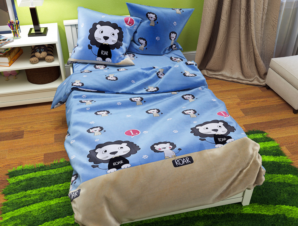 Полуторный набор постельного белья 150*220 из Бязи "Gold" №161087 Черешенка™