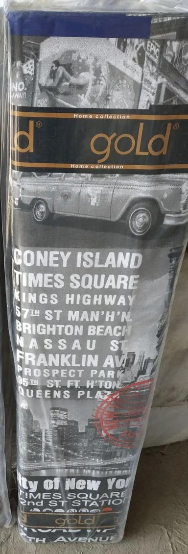 Ткань для постельного белья Бязь "Gold" Lux "Мечта Нью-Йорка" GL1321A