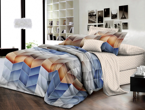 Ткань для постельного белья Ранфорс R-F4 (A+B) - (60м+60м)