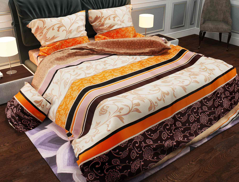 Ткань для постельного белья Бязь "Gold" Lux GL408