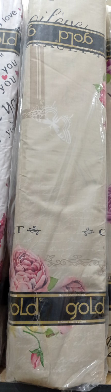 Ткань для постельного белья Бязь "Gold" Lux GL3683red