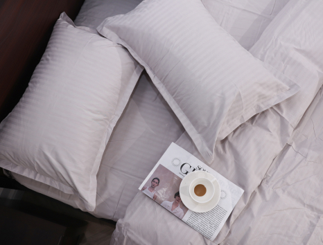 Евро макси набор постельного белья 200*230 из Страйп Сатина D-012