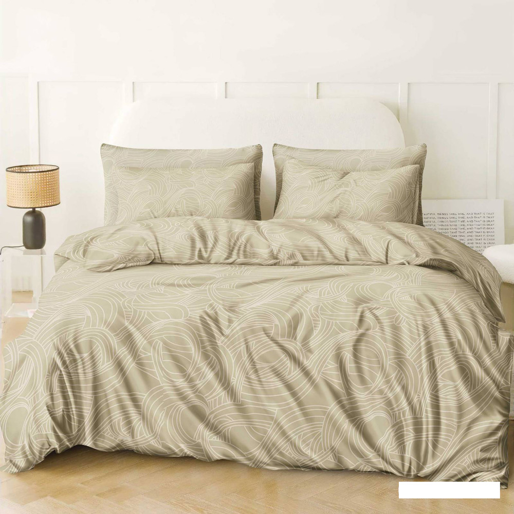 Двуспальный набор постельного белья 180*220 из Бязи "Gold" №515420 Черешенка™