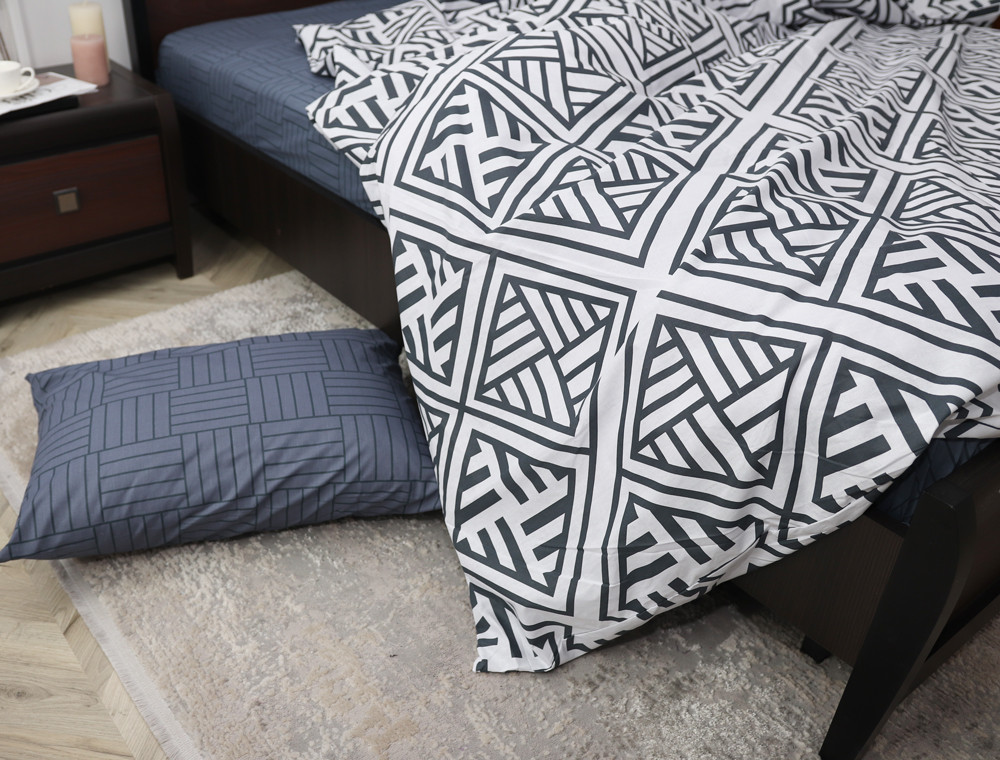 Сімейний набір постільної білизни із Бязі "Gold" №151301AB Черешенка™