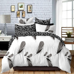 Тканина для постільної білизни Бязь "Gold" Lux "Лети як ..." GL1373 (A+B) - (50м+50м)