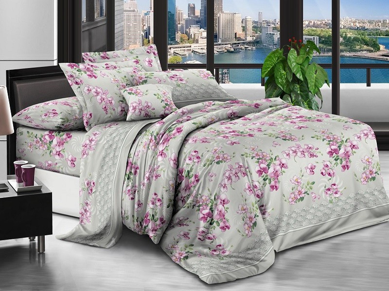 Семейный набор постельного белья 240*220 из поликотона №201535 Черешенка™