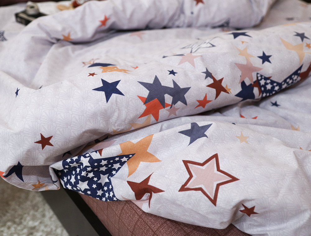 Евро макси набор постельного белья 200*220 из Бязи "Gold" №151382AB Черешенка™