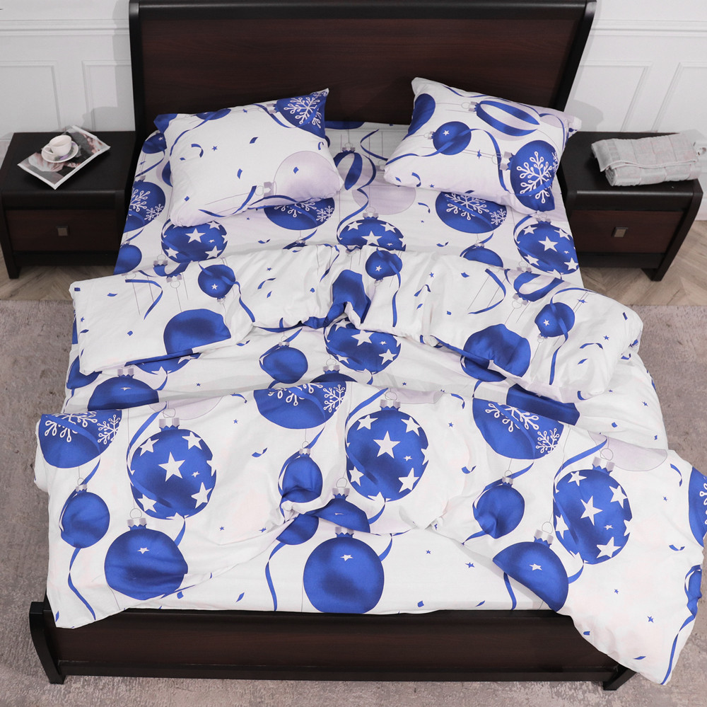 Євро-максі набір постільної білизни 200*220 із Бязі "Gold" №151813 Черешенька™