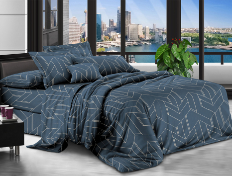 Двоспальний набір постільної білизни 180*220 із Ранфорсу №89105 Черешенка™