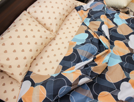 Сімейний набір постільної білизни із Бязі "Gold" №154178AB Черешенка™