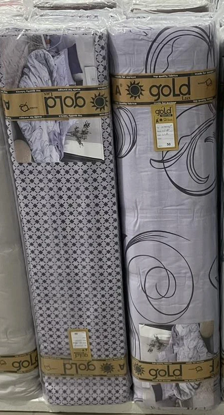 Ткань для постельного белья Бязь "Gold" Lux GL1954violet (A+B) - (50м+50м)