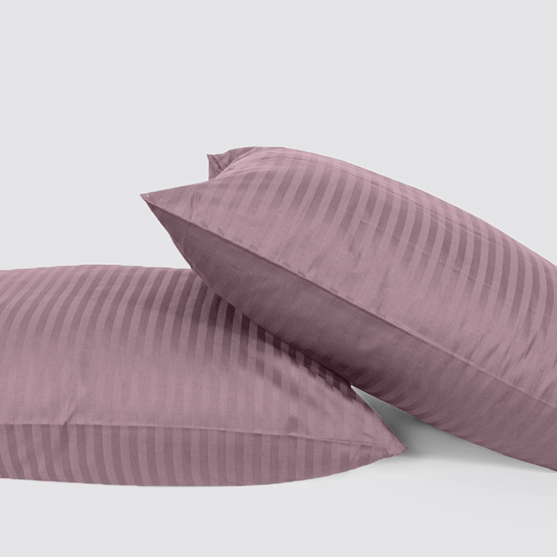 Двуспальный набор постельного белья 180*220 из Страйп Сатина №541511