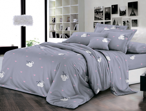 Двоспальний набір постільної білизни 180*220 із Ранфорсу №182195 Черешенка™