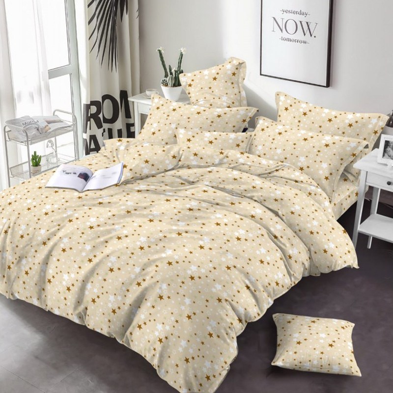 Ткань для постельного белья Бязь "Gold" Lux GL1055beige