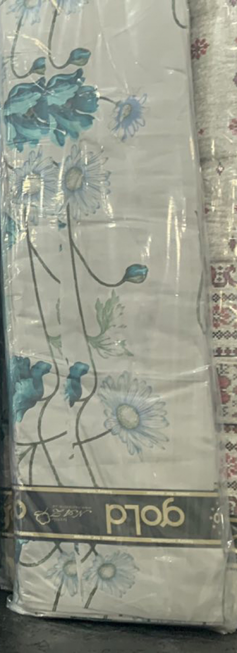 Тканина для постільної білизни Бязь "Gold" Lux GL7864blue