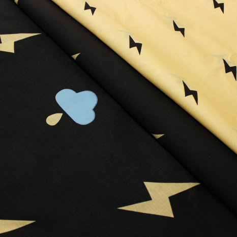 Ткань для постельного белья Бязь "Gold" Lux "Энергия" GL1418 (A+B) - (50м+50м)