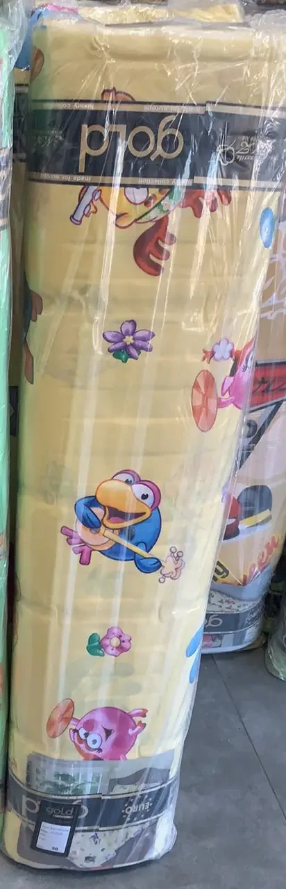 Ткань для постельного белья Бязь "Gold" Lux детская GLB7013yellow