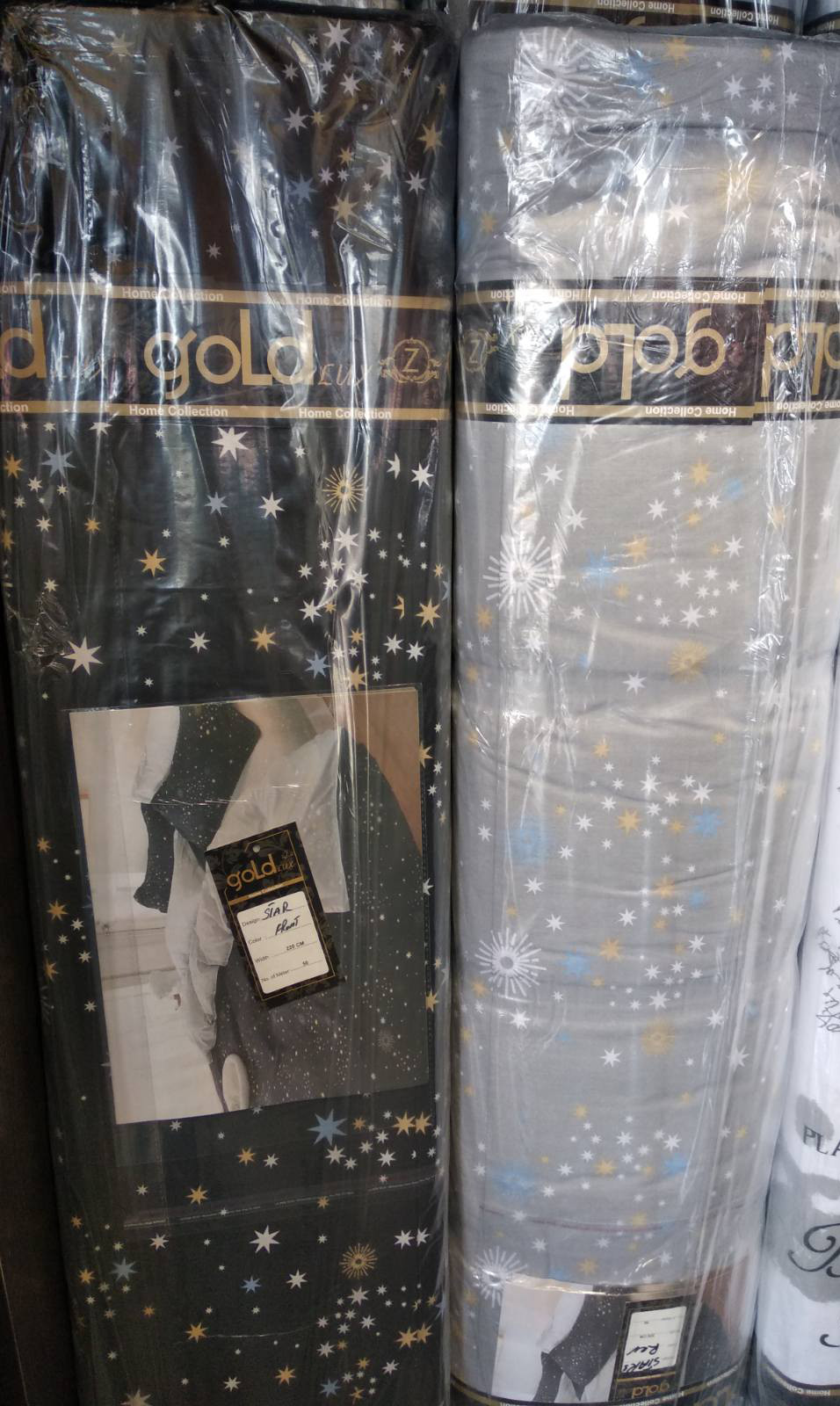 Ткань для постельного белья Бязь "Gold" Lux "Большая галактика" GL1649 (A+B) - (50м+50м)