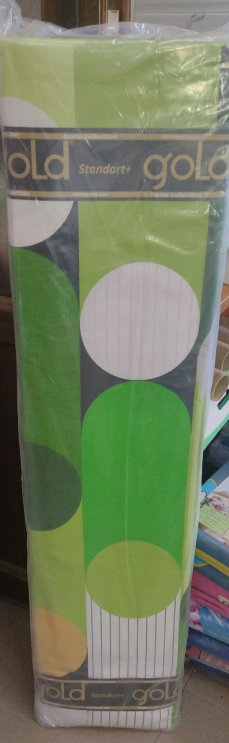 Ткань для постельного белья Бязь "Gold" Lux GL3527green