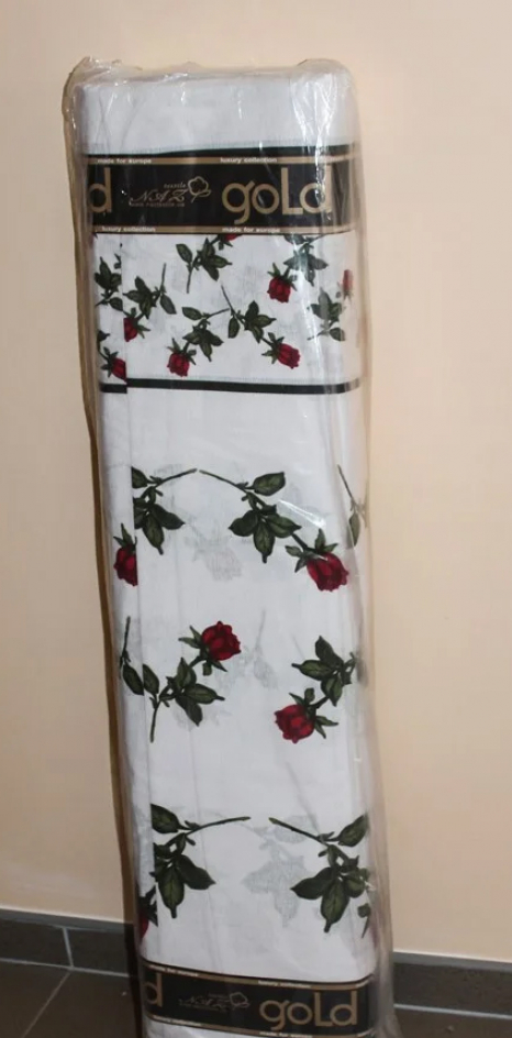 Ткань для постельного белья Бязь "Gold" Lux "Розочки"GL106