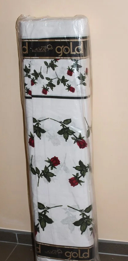 Ткань для постельного белья Бязь "Gold" Lux "Розочки"GL106