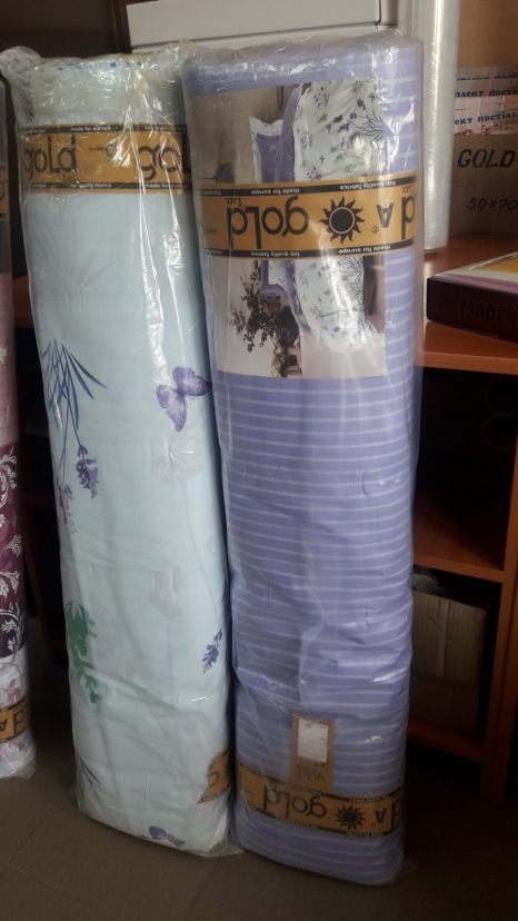 Ткань для постельного белья Бязь "Gold" Lux "Сказочный цветок" GL1636 (A+B) - (50м+50м)