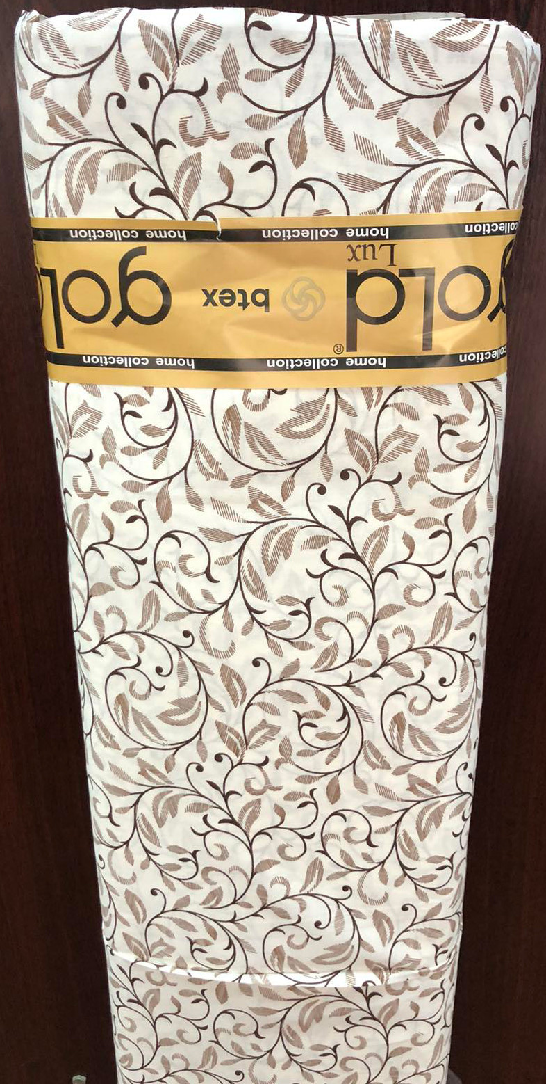 Ткань для постельного белья Бязь "Gold" Lux GL3010beige