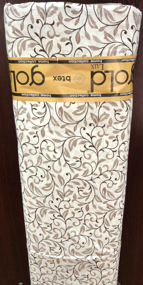 Ткань для постельного белья Бязь "Gold" Lux GL3010beige