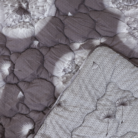 Двоспальна ковдра мікрофібра/холофайбер двостороння №40153