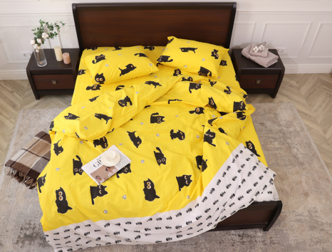 Сімейний набір постільної білизни із Бязі "Gold" №154717 Черешенка™