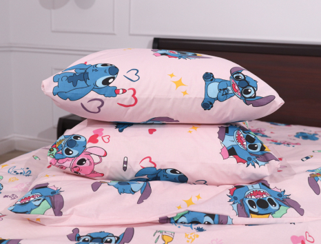 Полуторний набір постільної білизни 150*220 із Бязі "Gold" №1618212 Черешенька™