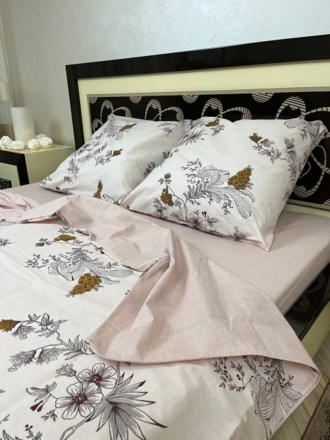 Ткань для постельного белья Бязь "Gold" Lux GL1912 (A+B) - (50м+50м)