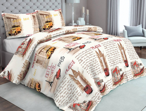 Ткань для постельного белья Бязь "Gold" Lux GL4182