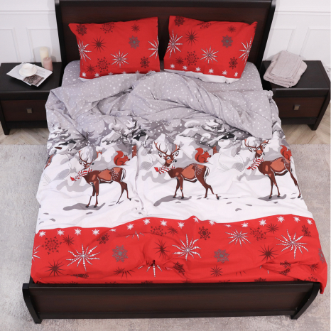 Семейный набор хлопкового постельного белья из Бязи "Gold" №157970 Черешенка™