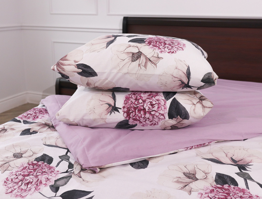 Євро-максі набір постільної білизни 200*220 із Бязі "Gold" №158376AB Черешенка™