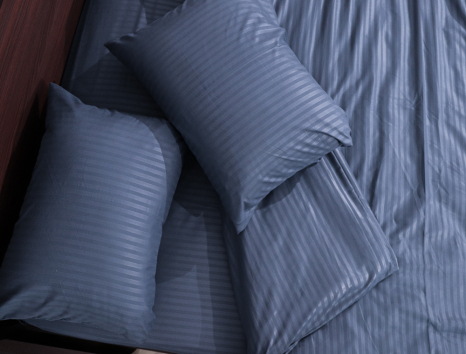 Евро набор постельного белья 200*220 из микрофибры в полоску №2041180 Черешенка™