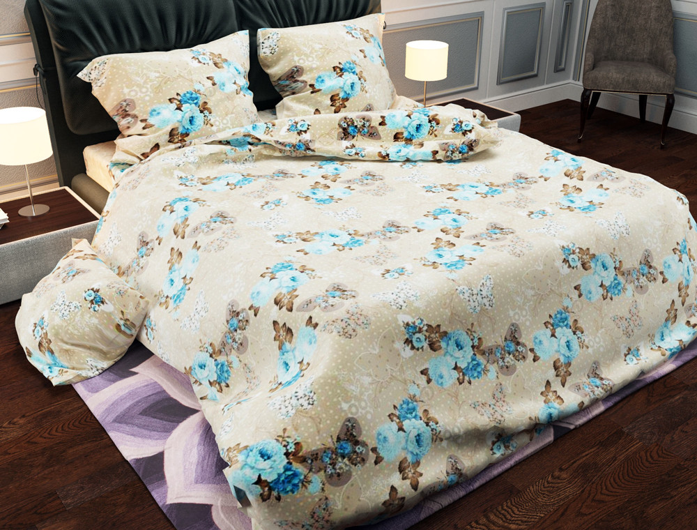 Тканина для постільної білизни Бязь "Gold" Lux GL1122