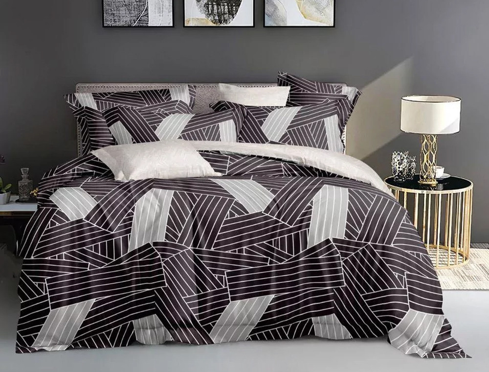 Двоспальний набір постільної білизни 180*220 із полікотону №200391 Черешенька™