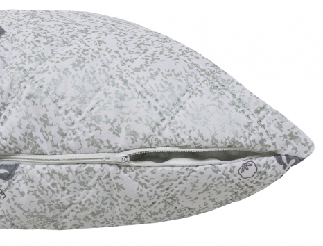 Подушка стьобана на блискавці 50*70 мікрофібра/холлофайбер №5070-4