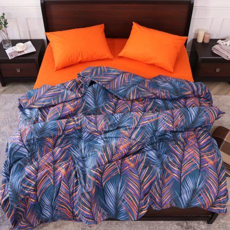 Двоспальний набір постільної білизни 180*220 із Бязі "Gold" №153489AB Черешенка™