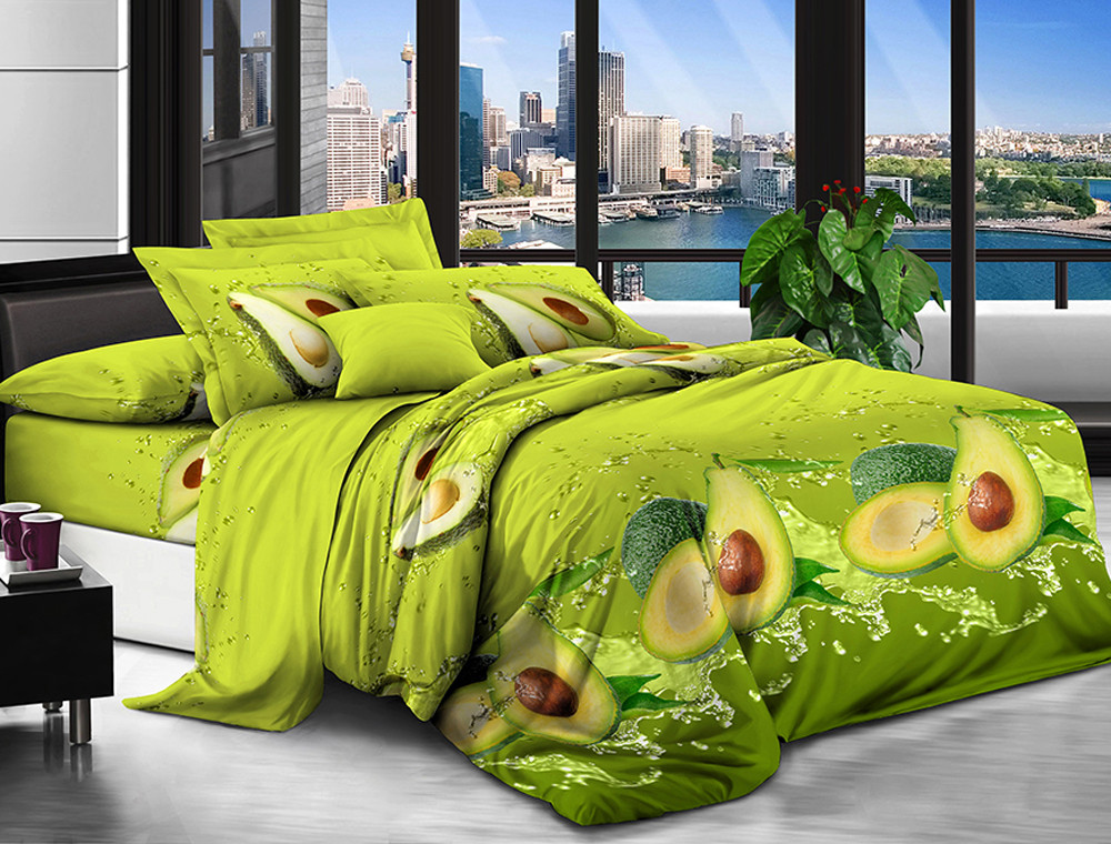 Двоспальний набір постільної білизни 180*220 із полікотону №204122 Черешенька™