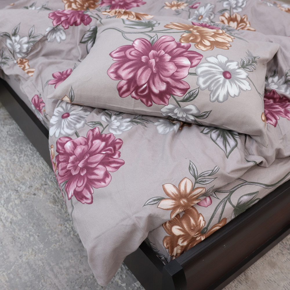 Полуторний набір постільної білизни 150*220 з Фланелі №95823 Черешенка™