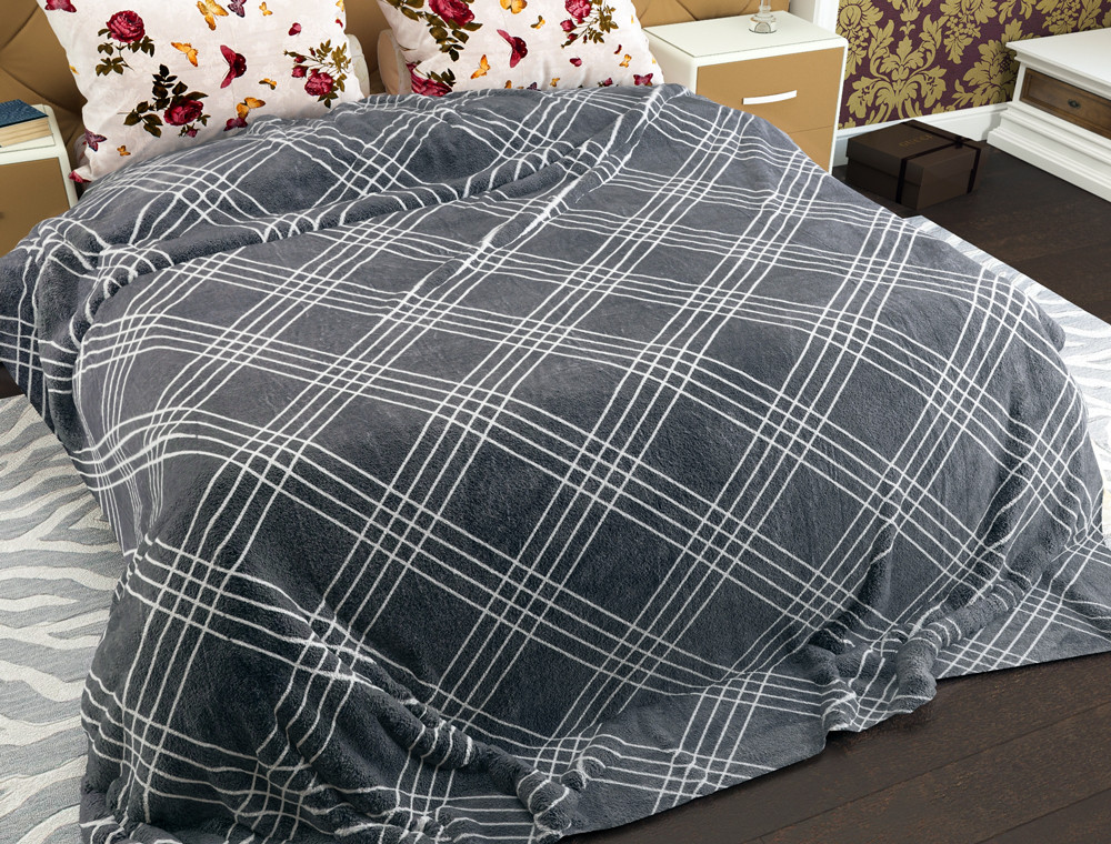 Двоспальний флісовий плед №33953