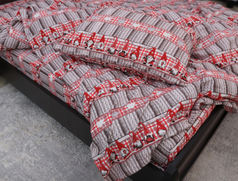 Двуспальный набор постельного белья 180*220 из Фланели №95328 Черешенка™