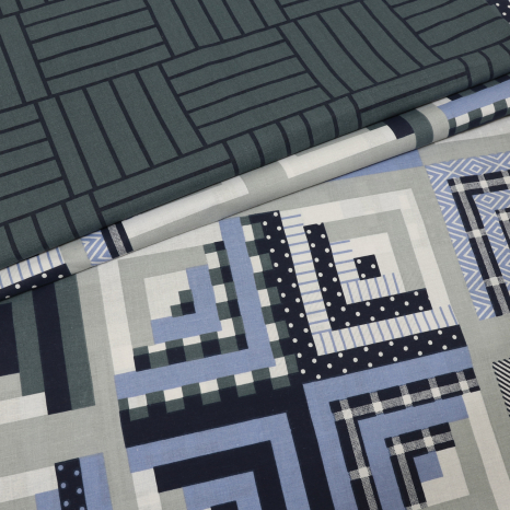 Ткань для постельного белья Бязь "Gold" Lux GL7805 (A+B) - (50м+50м)