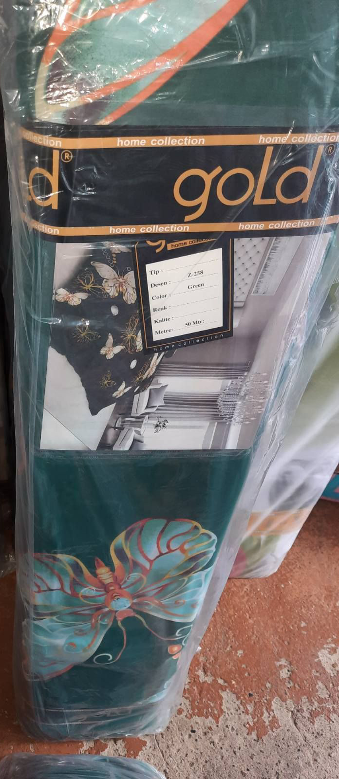 Тканина для постільної білизни Бязь "Gold" Lux GL3696green